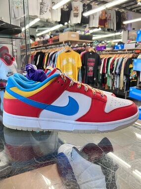 Nike Dunk Low QS LeBron James Fruity Pebbles Size 11